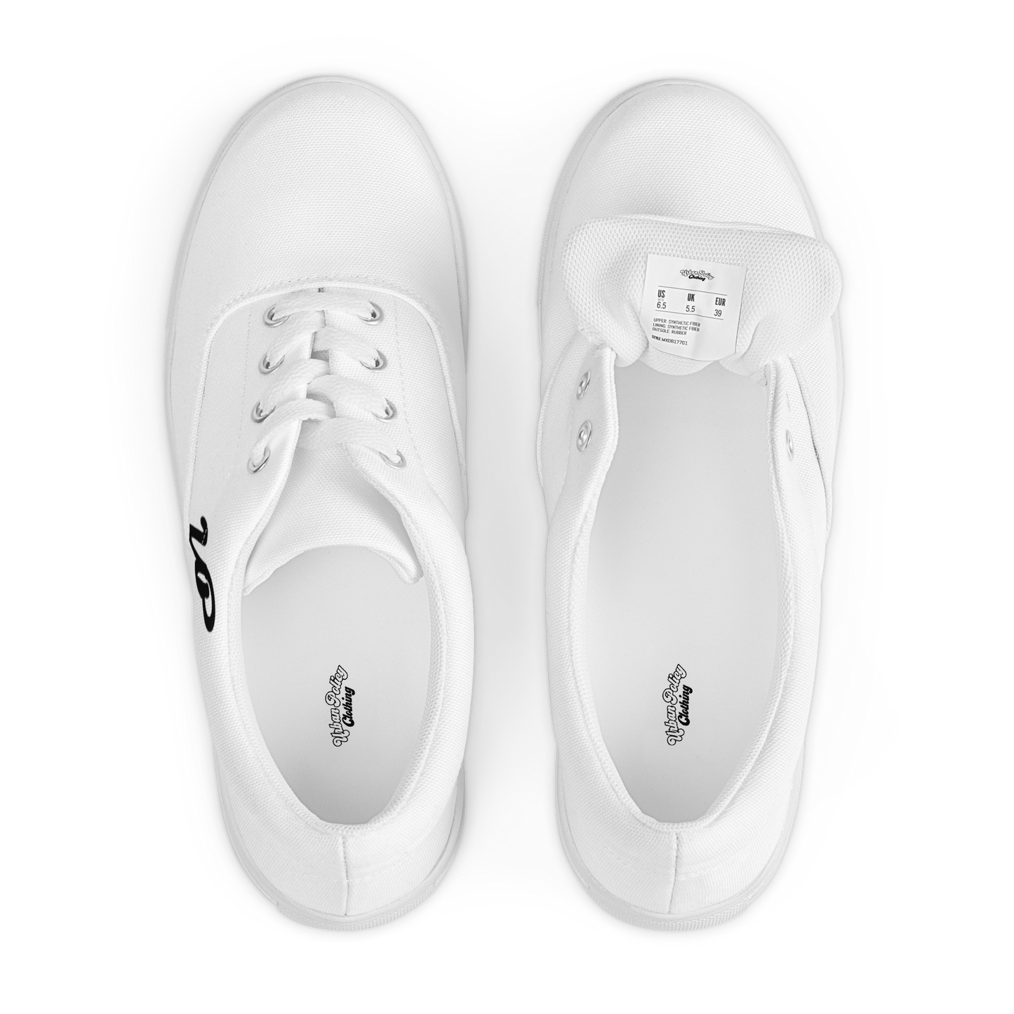 Urban Policy lace-up canvas shoes.