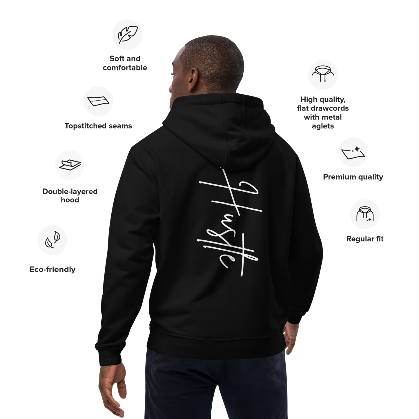 Hustle UP Premium Hoodie.