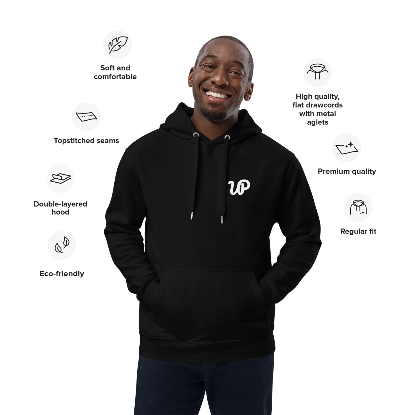 Hustle UP Premium Hoodie.