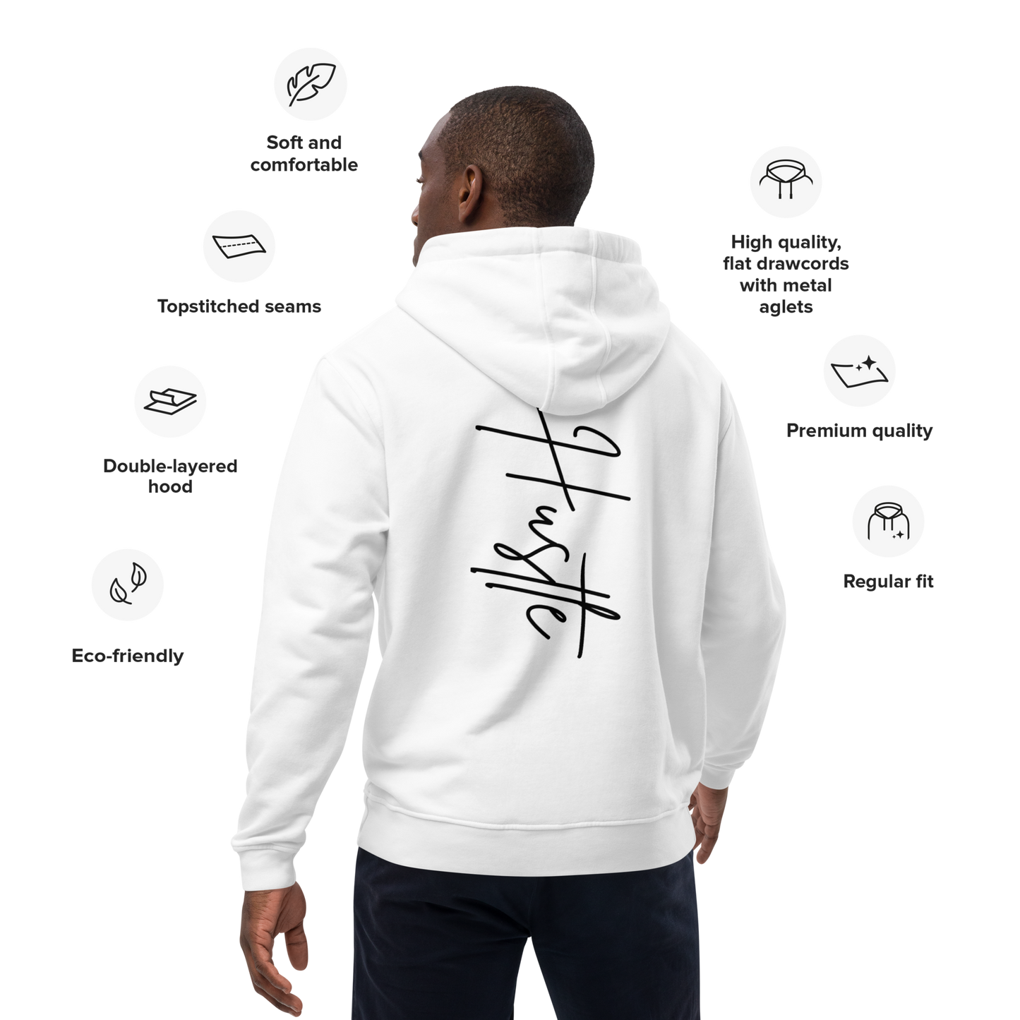 Hustle UP Premium Hoodie.
