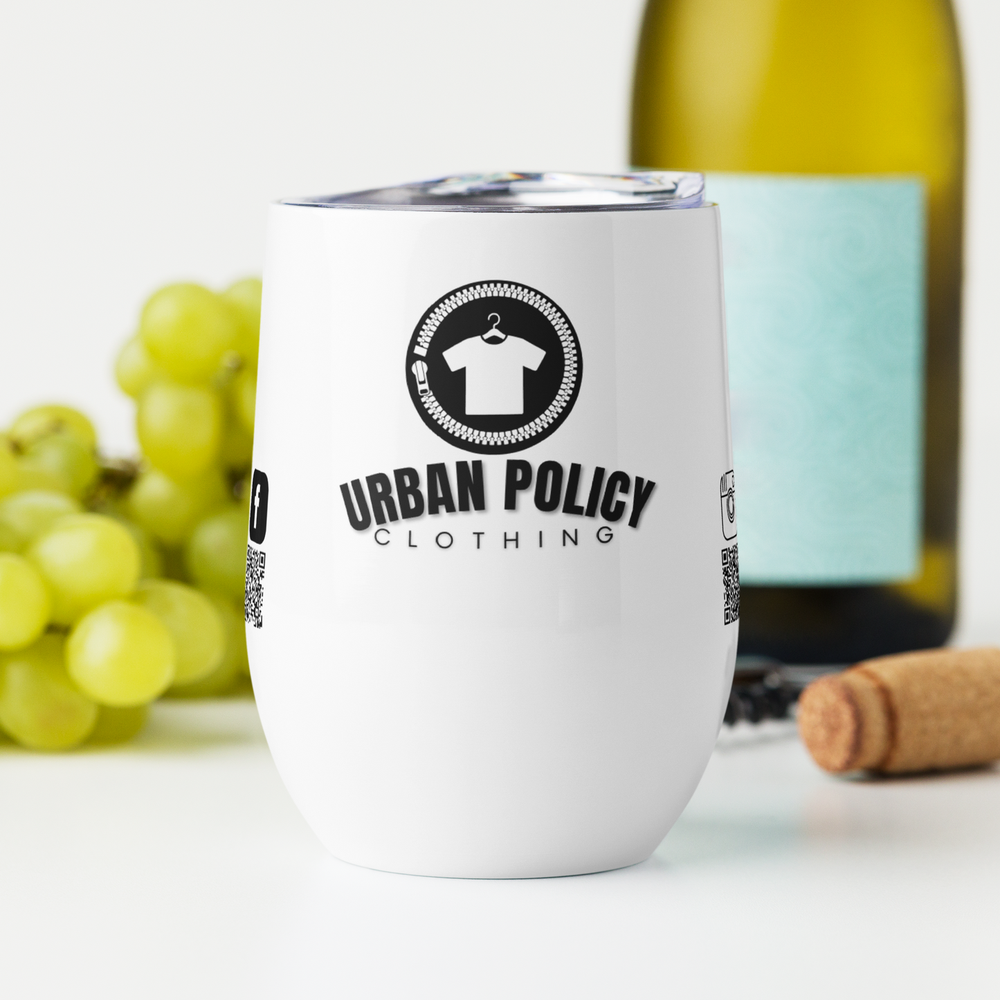 UPC Promo Wine tumbler.