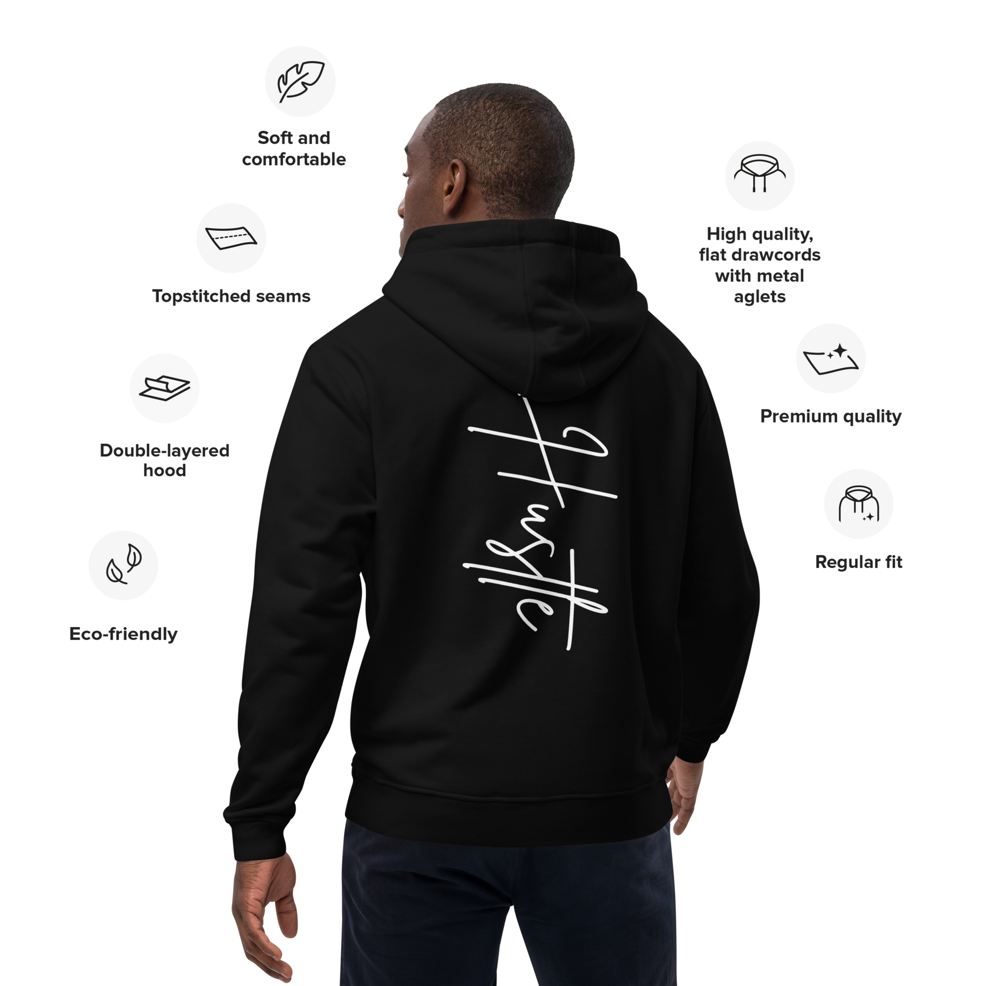Hustle UP Premium Hoodie.