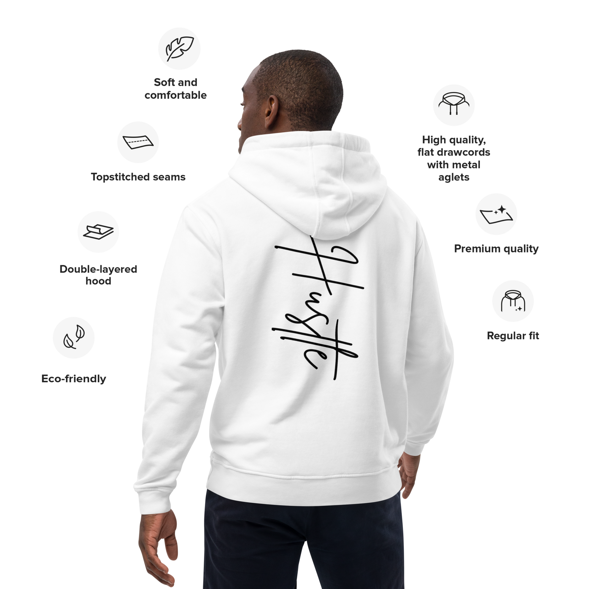 Hustle UP Premium Hoodie.