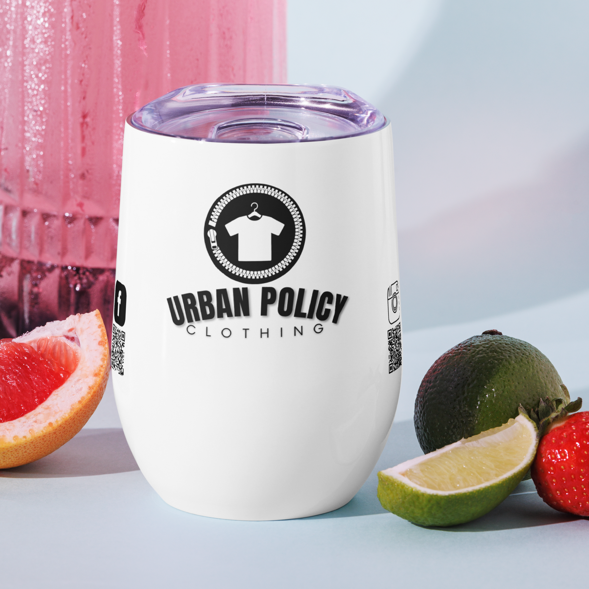 UPC Promo Wine tumbler.